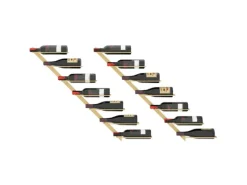 Flaschenregale^vidaXL Wand-Weinregale für 7 Flaschen 2 Stk. Golden Metall