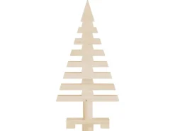 vidaXL Weihnachtsbaum Holz Zum Schmücken 60 cm Massivholz Kiefer