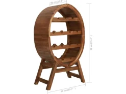 Flaschenregale^vidaXL Weinregal 13 Flaschen Akazienholz Massiv