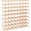 Flaschenregale^vidaXL Weinregal für 72 Flaschen 90,5x23x90,5 cm Massivholz Kiefer