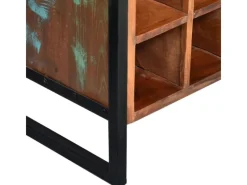 Flaschenregale^vidaXL Weinregal für 16 Flaschen aus Massivem Altholz