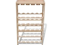 Flaschenregale^vidaXL Weinregal für 25 Flaschen Tanne Massivholz