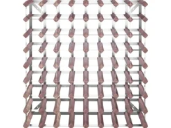 Flaschenregale^vidaXL Weinregal für 72 Flaschen Braun Massivholz Kiefer