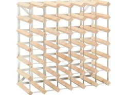 Flaschenregale^vidaXL Weinregal für 42 Flaschen Massivholz Kiefer