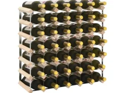 Flaschenregale^vidaXL Weinregal für 42 Flaschen Massivholz Kiefer