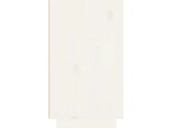 vidaXL Weinregal Weiß 23x34x61 cm Massivholz Kiefer