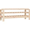 Flaschenregale^vidaXL Weinregal 109,5x30x42 cm Massivholz Kiefer