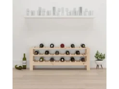 Flaschenregale^vidaXL Weinregal 109,5x30x42 cm Massivholz Kiefer