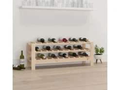 Flaschenregale^vidaXL Weinregal 109,5x30x42 cm Massivholz Kiefer