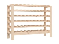 Flaschenregale^vidaXL Weinregal 109,5x30x82 cm Massivholz Kiefer