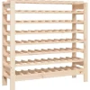 Flaschenregale^vidaXL Weinregal 109,5x30x107,5 cm Massivholz Kiefer