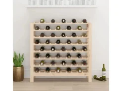 Flaschenregale^vidaXL Weinregal 109,5x30x107,5 cm Massivholz Kiefer