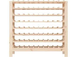 Flaschenregale^vidaXL Weinregal 109,5x30x107,5 cm Massivholz Kiefer