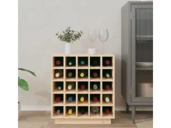 vidaXL Weinregal 55,5x34x61 cm Massivholz Kiefer