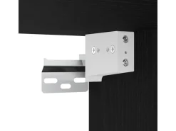 Wohnwände^vidaXL Wohnwand mit LED 8-Tlg Schwarz Eichen-Optik 3402922