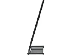 Garderoben^vidaXL Zeitschriftenständer 47,5×43×133 cm Schwarz A4