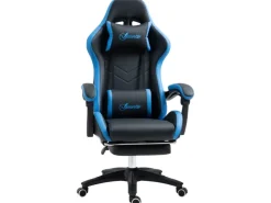 Vinsetto Stühle^Gaming Stuhl mit Lendenkissen Kopfstütze