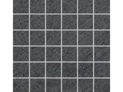 Vitra Mosaikfliese Olympus Feinsteinzeug Anthrazit 30 cm x 30 cm