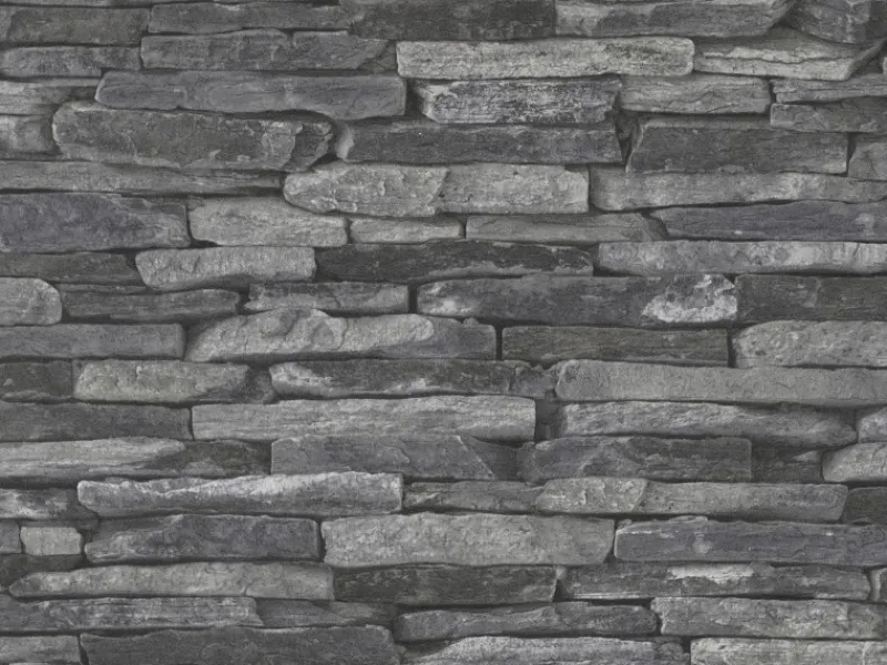 AS-Creation Dekorative Tapeten^Vliestapete Naturals Schwarz FSC®