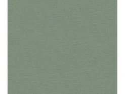 AS-Creation Vliestapete Uni Matt Leicht Strukturiert Grün FSC®
