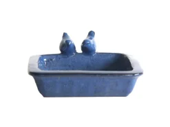 Sunny Garden Vogeltränke 30 cm x 30 cm Blau