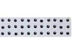 Wackelaugen 7 mm rund 52 Stück selbstklebend