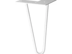 Wagner design yourself Kommode^Wagner Möbelbein Hairpin Länge 200 mm Light Grey