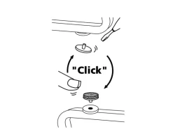 Wagner design yourself Weitere Regale^Wagner Möbelbein Hairpin Style Retro 50-60 cm x 71 mm x 9 cm Stahl Schwarz