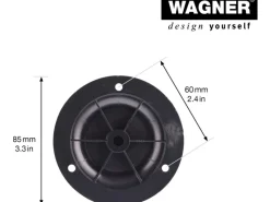 Wagner Kommode^Möbelfuß Ø 5 cm Justierbar 8 cm - 10,5 cm