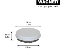 Wagner Möbelfuß Justus Lounge QuickClick 4er Set
