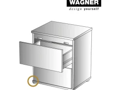 Wagner Möbelfuß Justus Lounge QuickClick 4er Set