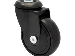 Wagner design yourself Wagner Möbel-Lenkrolle 3C-Serie Softrolle mit Rückenloch Kugellager Schwarz