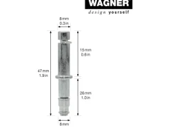 Wagner design yourself Stifte^Wagner Reduzierstift 8,5 mm 2 Stück