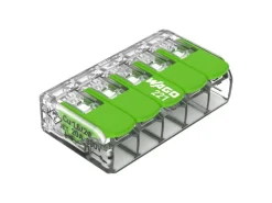 Wago Leitern^Verbindungsklemme 221-425 mit Hebeln 5 Leiter 8 Stück