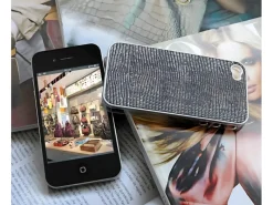 WALLFACE 14797 LEGUAN Leder Wand-paneel selbstklebende Tapete Schwarz 2600 mm x 1000 mm x 1,5 mm 2,60 m2 Schwarz