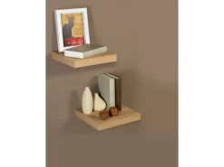 Wandregal Carlton Eiche Hell 23,5 cm x 23,5 cm x 3,8 cm