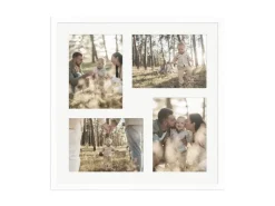 WANDStyle Bilderrahmen^Galerierahmen G950 in 40 x 40 cm für 4 Bilder im Format 13 x 18 cm