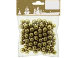 Bastelzubehör^Weihnachts-Deko Styroporbällchen 10 g Ø 1 cm Gold