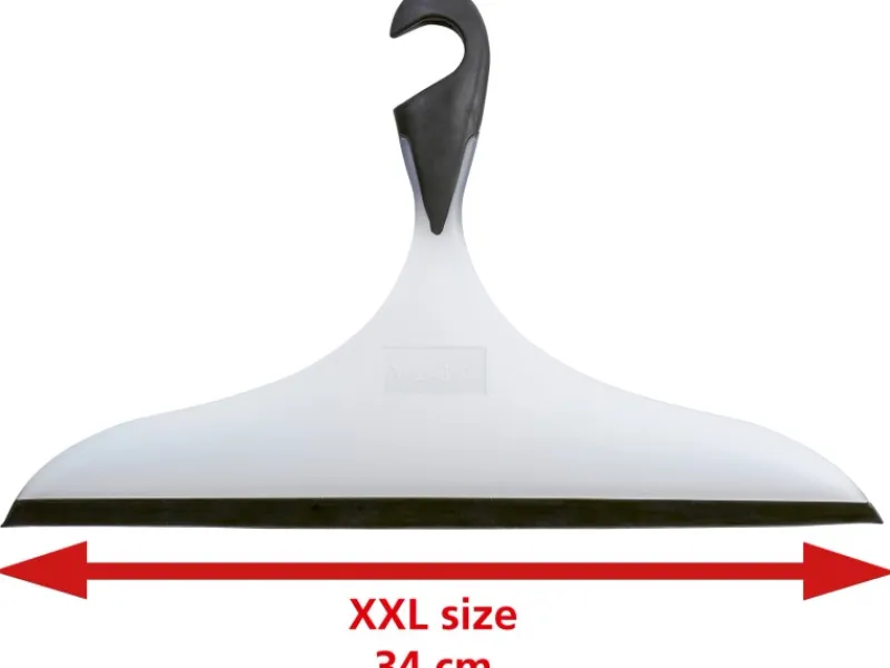 Wenko Badezimmerwischer XXL Loano Weiß-Schwarz