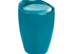 Wenko Hocker^Badhocker Candy mit abnehmbarem Wäschesack Kunststoff 20 l