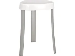 Wenko Badhocker Corrente Aluminium/Kunststoff Weiß