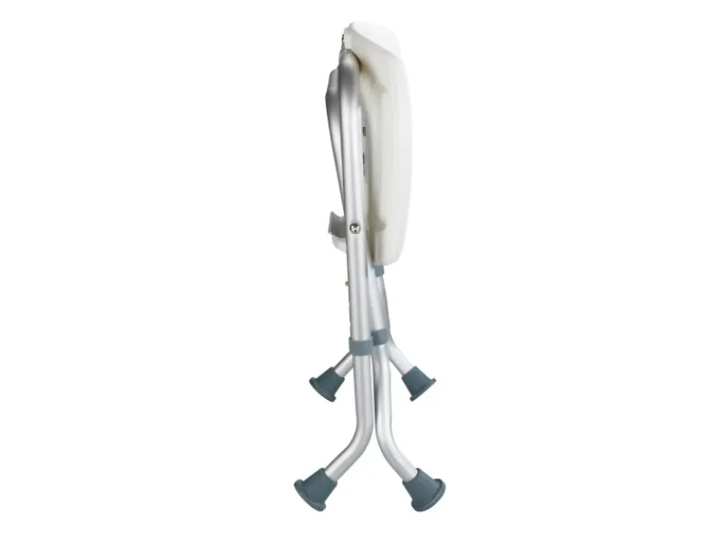 Wenko Hocker^Badhocker Secura klappbar Kunststoff 53,5 x 44,5-48,0 x 40-47 cm Weiß