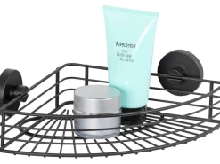 Wenko Eckregale^Eckablage Bari Vacuum-Loc Schwarz