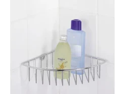 Wenko Eckregale^Eckablage Genola zur Wandmontage Stahl 26 x 5.5 x 20 cm Chrom