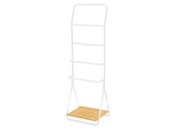 Wenko Handtuchhalter Verona Weiß Metall 51 x 156,5 x 40 cm Weiß