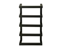 Wenko Handtuchregal Fondiro Schwarz Matt aus Lackiertem Stahl