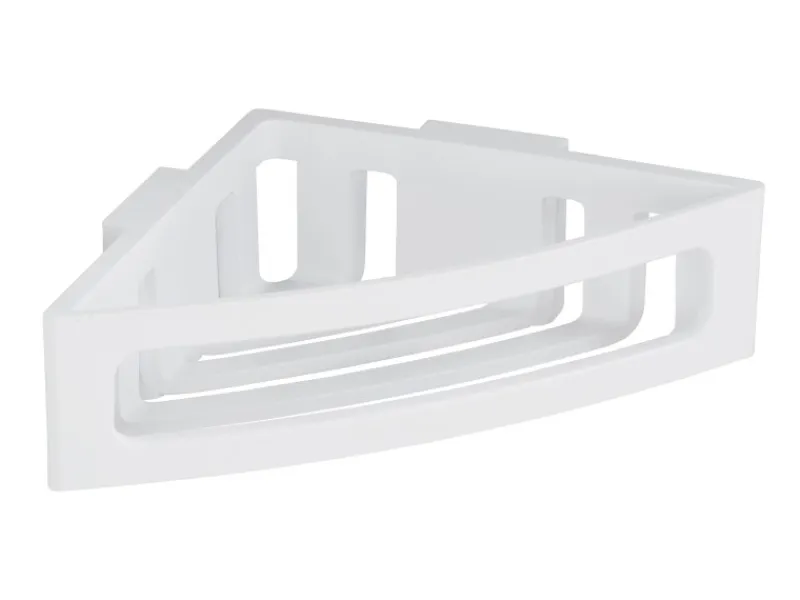 Wenko Eckregale^Power-Loc Eckablage Bralia Kunststoff (ABS) 35 x 8,5 x 20 cm Weiß