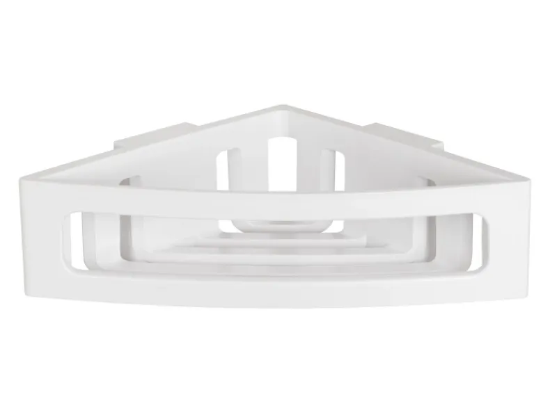 Wenko Eckregale^Power-Loc Eckablage Bralia Kunststoff (ABS) 35 x 8,5 x 20 cm Weiß