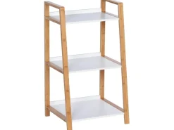 Wenko Holzregale^Regal Finja Bambus Braun mit 3 Etagen