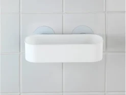 Wenko Static-Loc Wandablage Osimo Kunststoff Weiß